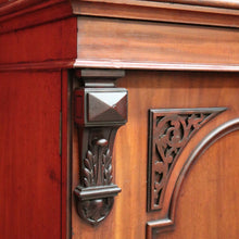 Load image into Gallery viewer, x SOLD Antique English Bookcases English Mahogany c1880 2 Height Bookcase China Cabinet. B9853