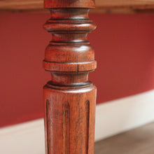 Load image into Gallery viewer, x SOLD Antique French Oak and Leather Office Desk, 4 Drawer Office Desk with Turned Leg B10722
