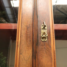 Load image into Gallery viewer, x SOLD Antique Italian Bookcase, Two Door Glass and Rosewood China Cabinet Display Case. B11280