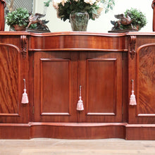 Load image into Gallery viewer, x SOLD Antique Australian Cedar Sideboard, Mirror Back Inverted Breakfront Sideboard B11096