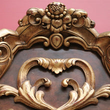 Load image into Gallery viewer, x SOLD Antique Italian Mirror, Antique Gilt and Burr Walnut Wall Hall or Vanity Mirror. B9806