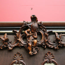 Load image into Gallery viewer, x SOLD Vintage Statue Holder, Wall Hanging Worship Stand Cupids, Hand Painted Scenes. B10200