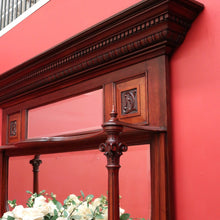Load image into Gallery viewer, x SOLD Antique English Sideboard, Walnut Mirror Back Sideboard Cabinet Cupboard. B9875