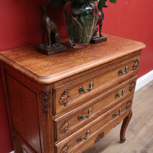 Load image into Gallery viewer, x SOLD Vintage French Chest of Drawers with Cupboard Below, French Bedside Cabinet, Hall Chest B10884