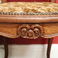 Load image into Gallery viewer, x SOLD Pair of Antique French Oak Hall Chair, Side Chairs, Foyer Chairs. B10392