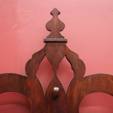 Load image into Gallery viewer, x SOLD Antique English Mahogany Coat Rack or Hall Tree, Umbrella Stand with Tin Liner. B11147