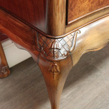 Load image into Gallery viewer, x SOLD Antique French Chest of Drawers Burr Walnut 2 Drawer Hall Foyer Cabinet Cupboard B10465