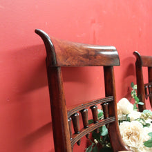 Load image into Gallery viewer, x SOLD Pair of Antique Chairs, Antique English Mahogany Hall Chairs, Dining Chairs B11104