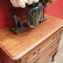 Load image into Gallery viewer, x SOLD Vintage French Chest of Drawers with Cupboard Below, French Bedside Cabinet, Hall Chest B10884