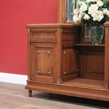 Load image into Gallery viewer, Antique French Dressing Table, Twin Pedestal Marble and Mirror Dressing Table B10848