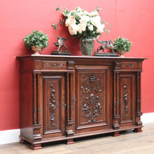 Load image into Gallery viewer, x SOLD Antique French Walnut Sideboard, Narrow Antique Hall Cabinet, Hall Cupboard B11070