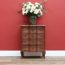Load image into Gallery viewer, Vintage French Lingerie Chest, Tall Boy Chest, Bedside Cabinet, Chest of Drawers B10482