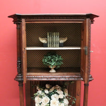 Load image into Gallery viewer, Antique French 19th Century Oak Gothic Revival, Sacrament Church Court Cabinet B10697