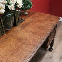 Load image into Gallery viewer, x SOLD Antique French Office Desk, Antique French Oak 4 Drawer Office Desk, Hall Table B10778
