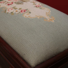 Load image into Gallery viewer, x SOLD Vintage Australian Cedar Kneeler, Footstool, Bedroom Seat, Prayer Chair Stool B11103