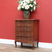 Load image into Gallery viewer, x Sold Vintage French Lingerie Chest, Tall Boy Chest, Bedside Cabinet, Chest of Drawers B10482