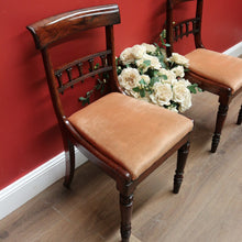 Load image into Gallery viewer, x SOLD Pair of Antique Chairs, Antique English Mahogany Hall Chairs, Dining Chairs B11104