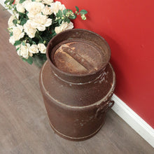 Load image into Gallery viewer, x SOLD Vintage WAY Milk Can with Lid, Rustic Farmhouse Garden Milk Can, Umbrella Holder. B10393