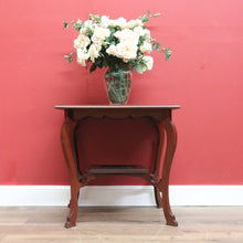 Load image into Gallery viewer, Antique English Mahogany 2 Tier Wine Table, Lamp Table, Occasional Table B10985