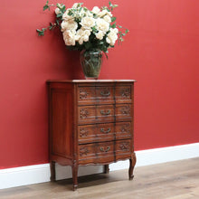 Load image into Gallery viewer, x Sold Vintage French Lingerie Chest, Tall Boy Chest, Bedside Cabinet, Chest of Drawers B10482