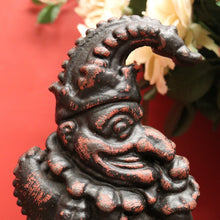 Load image into Gallery viewer, x SOLD A Collectable Victorian Cast Iron Heavy "Punch" Door Stop, Door Porter, Punch And Judy, B10696