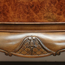 Load image into Gallery viewer, x SOLD Antique French Chest of Drawers Burr Walnut 2 Drawer Hall Foyer Cabinet Cupboard B10465