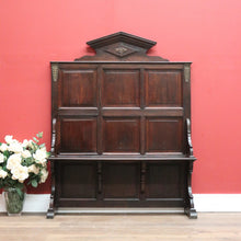 Load image into Gallery viewer, x SOLD Antique French Oak Narrow Hall Seat, Antique French Gothic Church Pew Seat Chair B11202