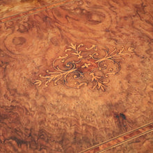 Load image into Gallery viewer, x SOLD Antique English Music Canterbury, Burr Walnut Inlay Lamp Cabinet, File Cupboard. B10053