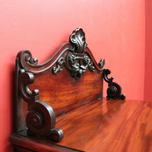 Load image into Gallery viewer, x SOLD Antique French Church Cabinet Hall Cabinet Cupboard Lamp Side Table in Mahogany. B10333