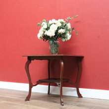 Load image into Gallery viewer, Antique English Mahogany 2 Tier Wine Table, Lamp Table, Occasional Table B10985