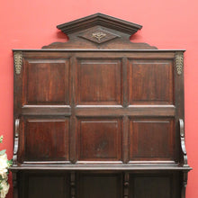 Load image into Gallery viewer, x SOLD Antique French Oak Narrow Hall Seat, Antique French Gothic Church Pew Seat Chair B11202