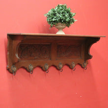 Load image into Gallery viewer, x SOLD Vintage French Coat Rack, Hat or Scarf Rack. Six Brass Hook Umbrella Holder. B11218