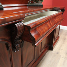 Load image into Gallery viewer, x SOLD Australia Cedar Breakfront Sideboard Cabinet with Carved Backboard B10714
