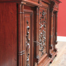 Load image into Gallery viewer, x SOLD Antique French Walnut Sideboard, Narrow Antique Hall Cabinet, Hall Cupboard B11070