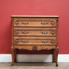 Load image into Gallery viewer, x SOLD Vintage French Chest of Drawers with Cupboard Below, French Bedside Cabinet, Hall Chest B10884