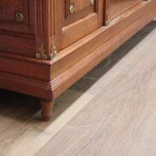 Load image into Gallery viewer, Antique French Dressing Table, Twin Pedestal Marble and Mirror Dressing Table B10848