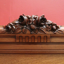 Load image into Gallery viewer, x SOLD Antique French QUEEN Bed Head, French Walnut Queen Size Bed Head B10726