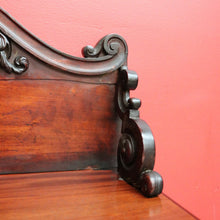 Load image into Gallery viewer, x SOLD Antique French Church Cabinet Hall Cabinet Cupboard Lamp Side Table in Mahogany. B10333