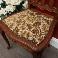 Load image into Gallery viewer, x SOLD Pair of Antique French Oak Hall Chair, Side Chairs, Foyer Chairs. B10392