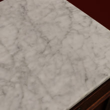 Load image into Gallery viewer, x SOLD Bedside Tables, Antique French Oak and Marble Bedside Cabinets, Lamp Table B10550