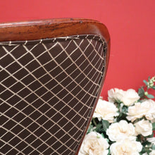 Load image into Gallery viewer, x SOLD Antique English Oak Grandfather Arm Chair Antique Oak and Fabric Scroll Armchair. B10437