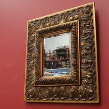 Load image into Gallery viewer, x SOLD Gilt Timber Mirror, Vintage French Bevelled Edge Gilt Frame Wall Mirror B11151