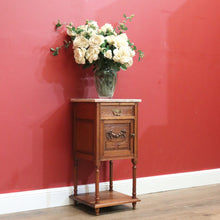 Load image into Gallery viewer, x SOLD Antique French Bedside Cabinet, Bedside Table, Antique French Oak Lamp Table B10893