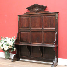 Load image into Gallery viewer, x SOLD Antique French Oak Narrow Hall Seat, Antique French Gothic Church Pew Seat Chair B11202