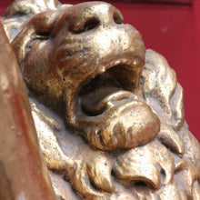Load image into Gallery viewer, x SOLD Vintage Italian Gilt Lion Pedestal Hall Table, Console Table, Sofa or Side Table B10993