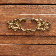 Load image into Gallery viewer, x SOLD Antique French Sewing Cabinet, French Oak Bedside Cabinet, 2 Drawer Lamp Table B10690