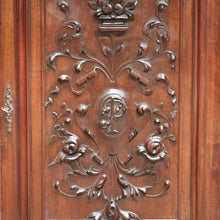 Load image into Gallery viewer, x SOLD Antique French Walnut Sideboard, Narrow Antique Hall Cabinet, Hall Cupboard B11070