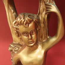 Load image into Gallery viewer, x SOLD Vintage Italian Gilt Hall Table with Marble Top, Gilt Figural Console Table B11055