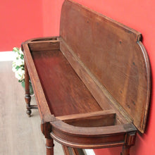 Load image into Gallery viewer, x SOLD Antique Hall Table, French Oak Lift Lid Narrow Sofa Table, Hall Foyer Table B10510