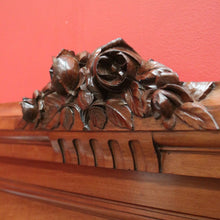 Load image into Gallery viewer, x SOLD Antique French QUEEN Bed Head, French Walnut Queen Size Bed Head B10726